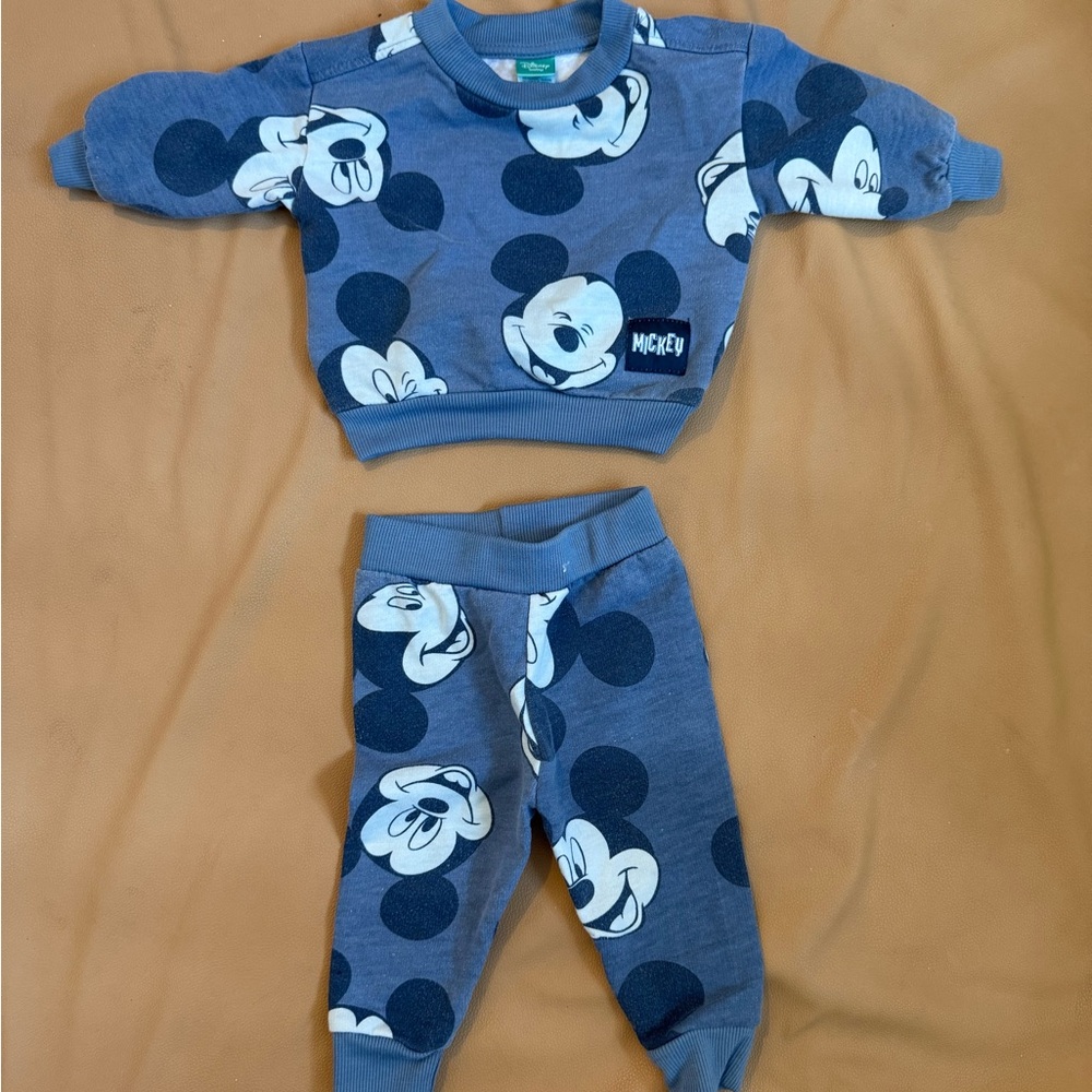 Disney Baby Blue Mickey Mouse Sweatshirt